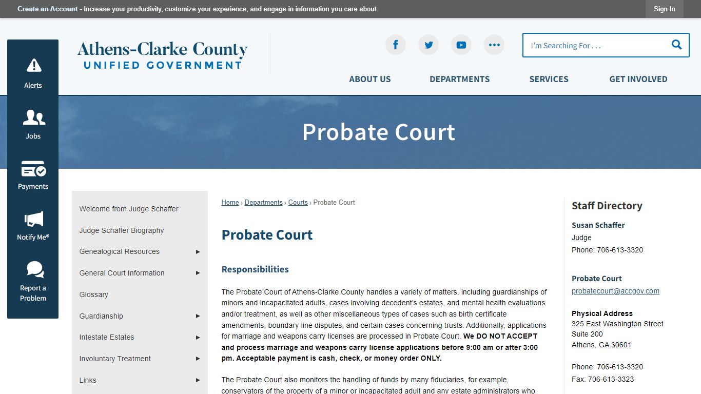 Probate Court | Athens-Clarke County, GA - Official Website