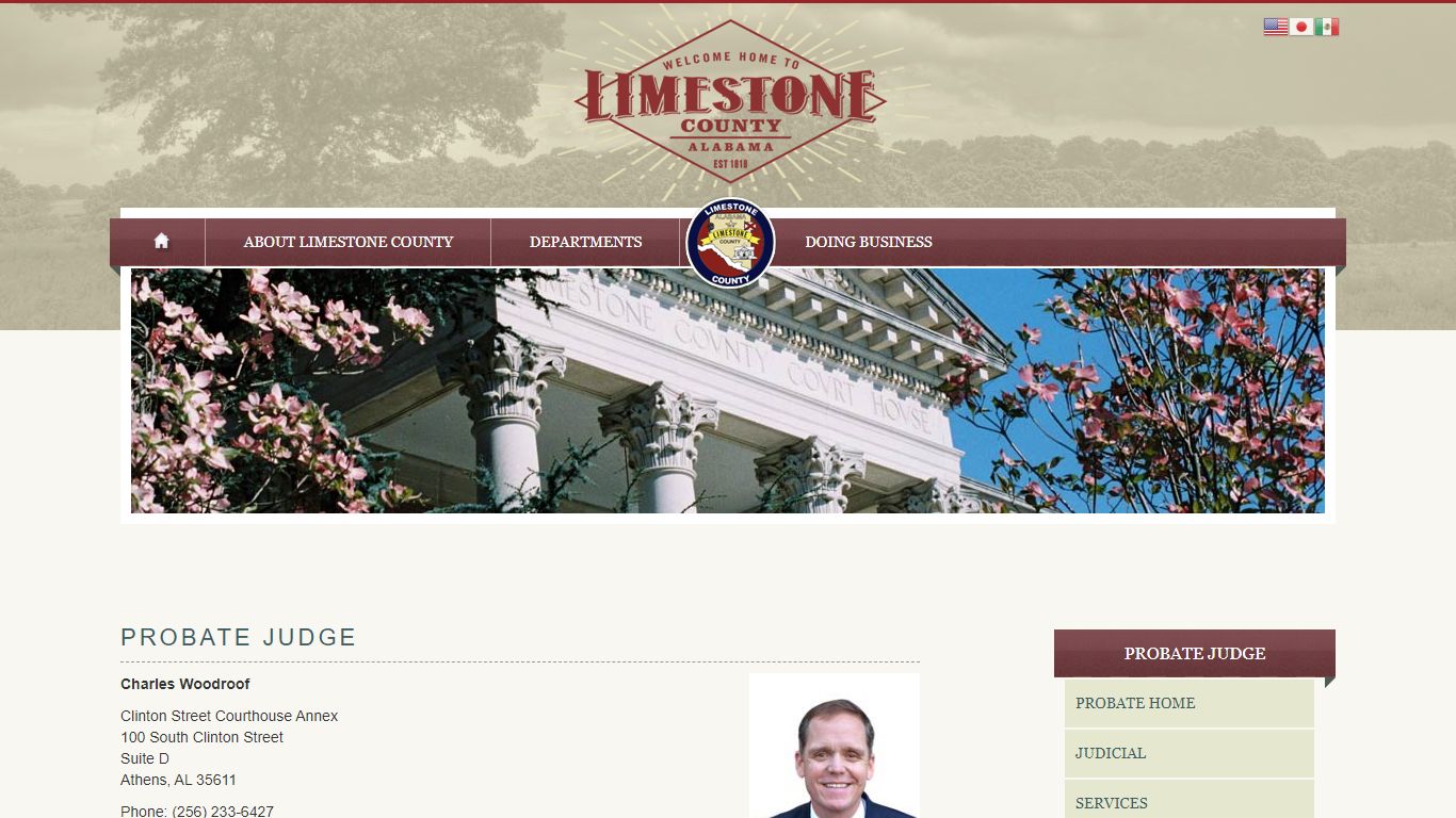 Probate Judge - Limestone County, Alabama